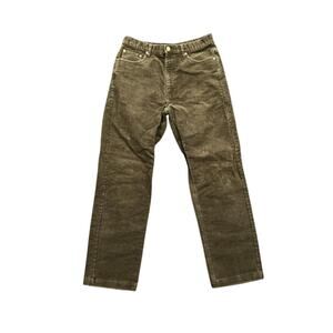 ★ Samuel Windsor Brown Pants Men’s Straight Leg Flat Front Cotton ★